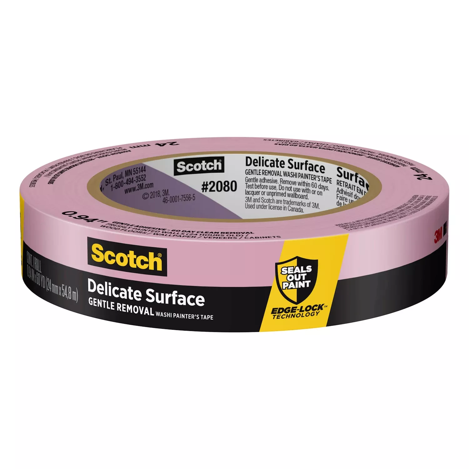 0.94 In. W X 60 Yd L Purple Medium Strength Painter's Tape 1 Pk