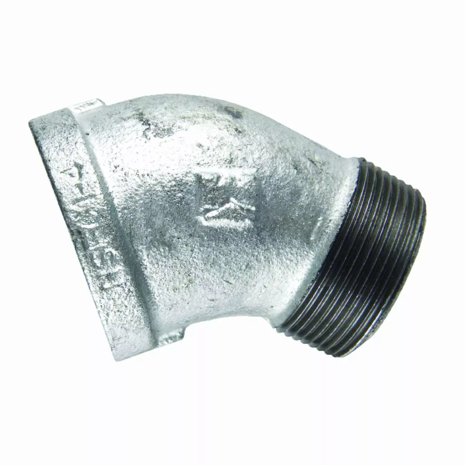 1-1/2 In. 45 Degree Street Galvanized Elbow, Model 510-507hc