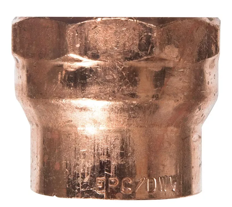 1-1/2 In. Copper X 1-1/2 In. D Fpt Copper Dwv Adapter 1 Pk