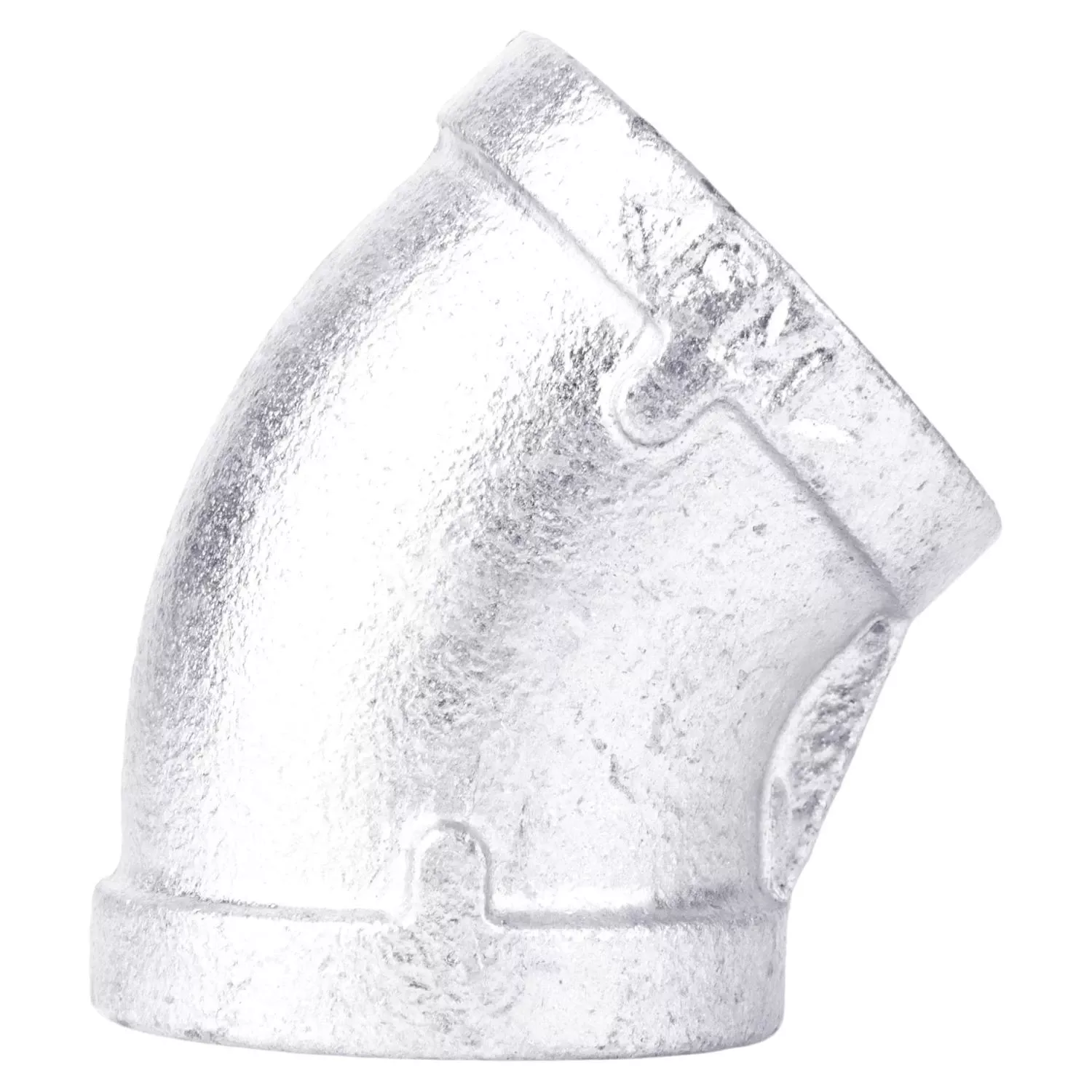 1-1/2 In. Galvanized Pipe 45 Degree Elbow