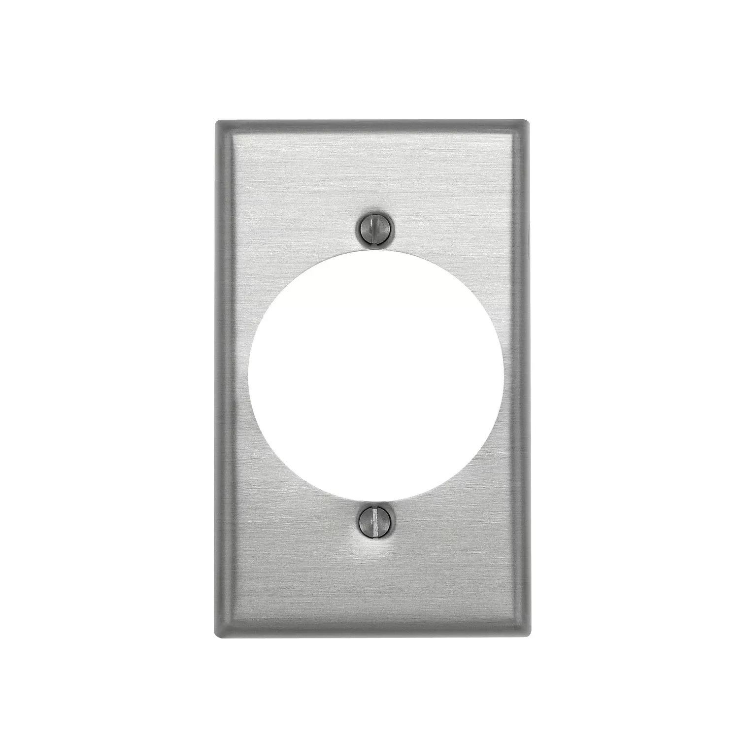 1 Gang Aluminum Single Outlet Wall Plate 1 Pk