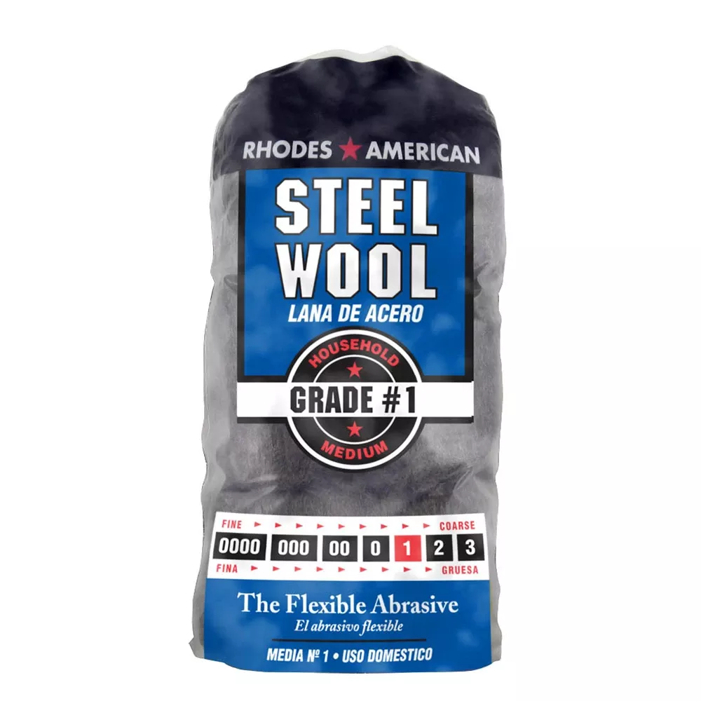 1 Grade Medium Steel Wool Pad 12 Pk