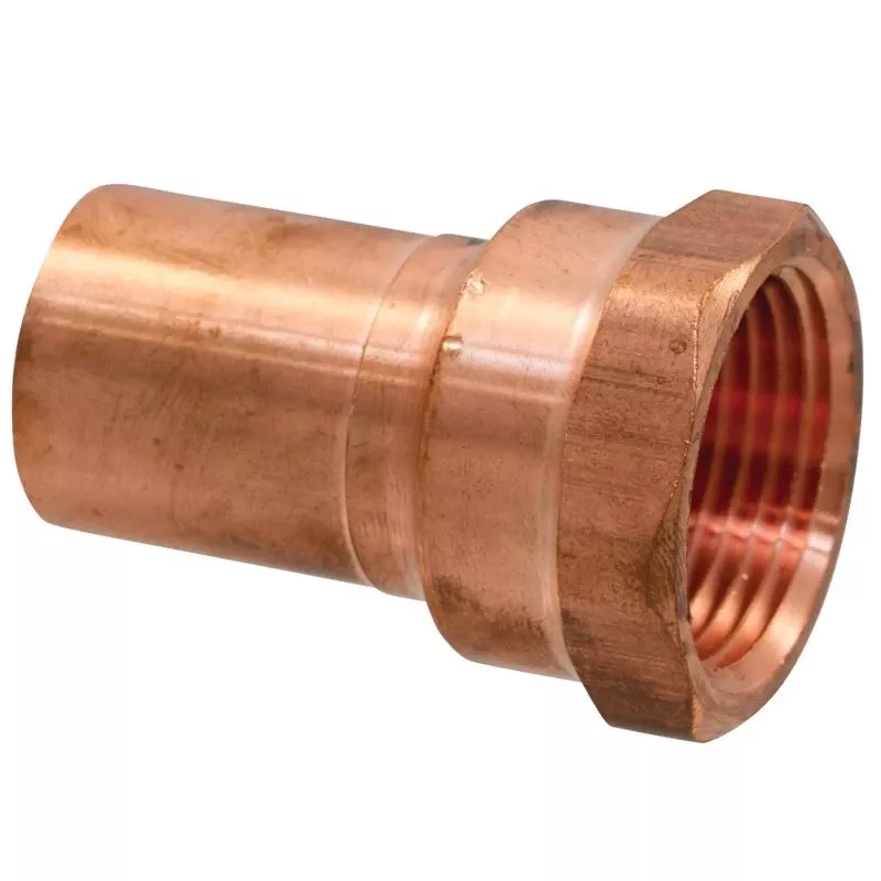 1 In. Ftg X 1 In. D Fip Lead-free Wrought Copper Adapter