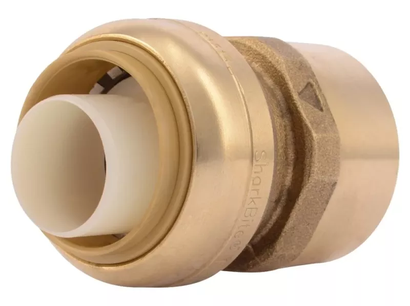1 In. X 1 In. Fnpt Straight Brass Push-to-connect Female Adapter