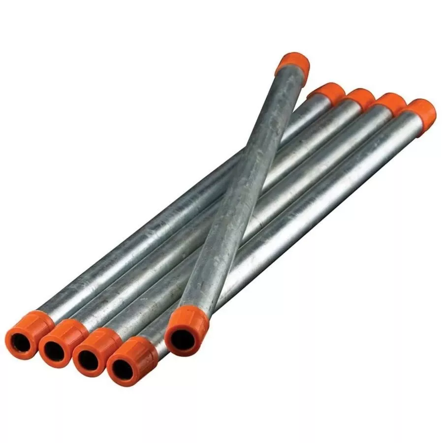 1 In. X 36 In. Carbon Steel Threaded Galvanized Pipe - Schedule 40