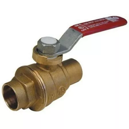 #107-455hc 1 Inch Solder Ball Valve For Plumbing Applications