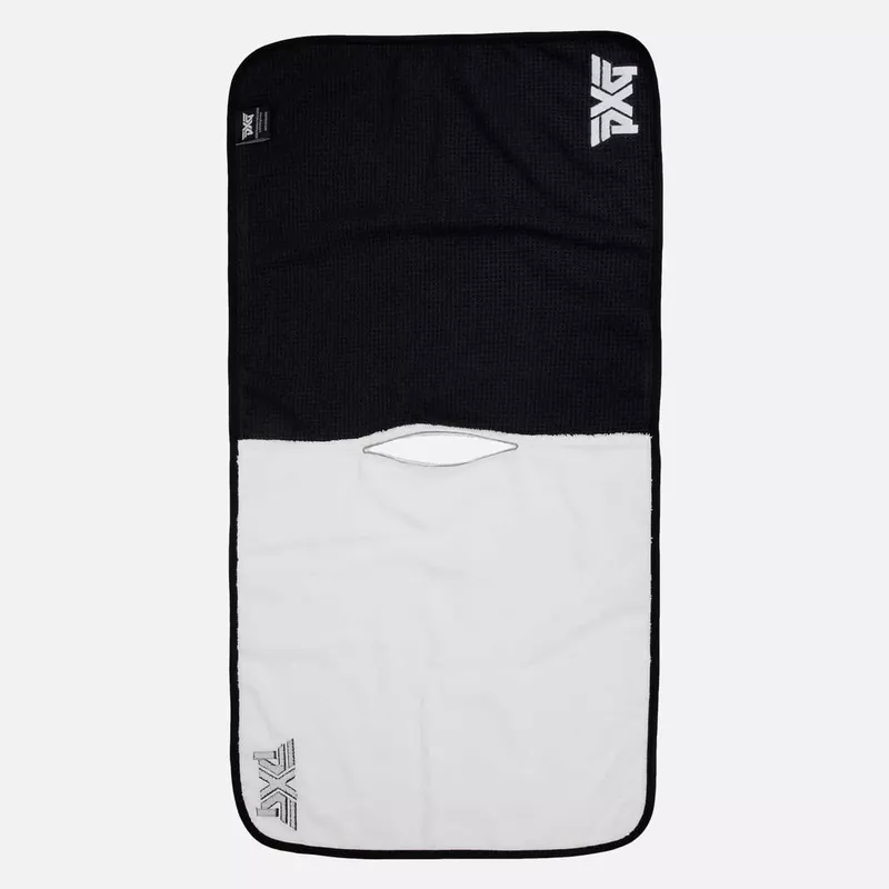 2-Faced Players Towel Black