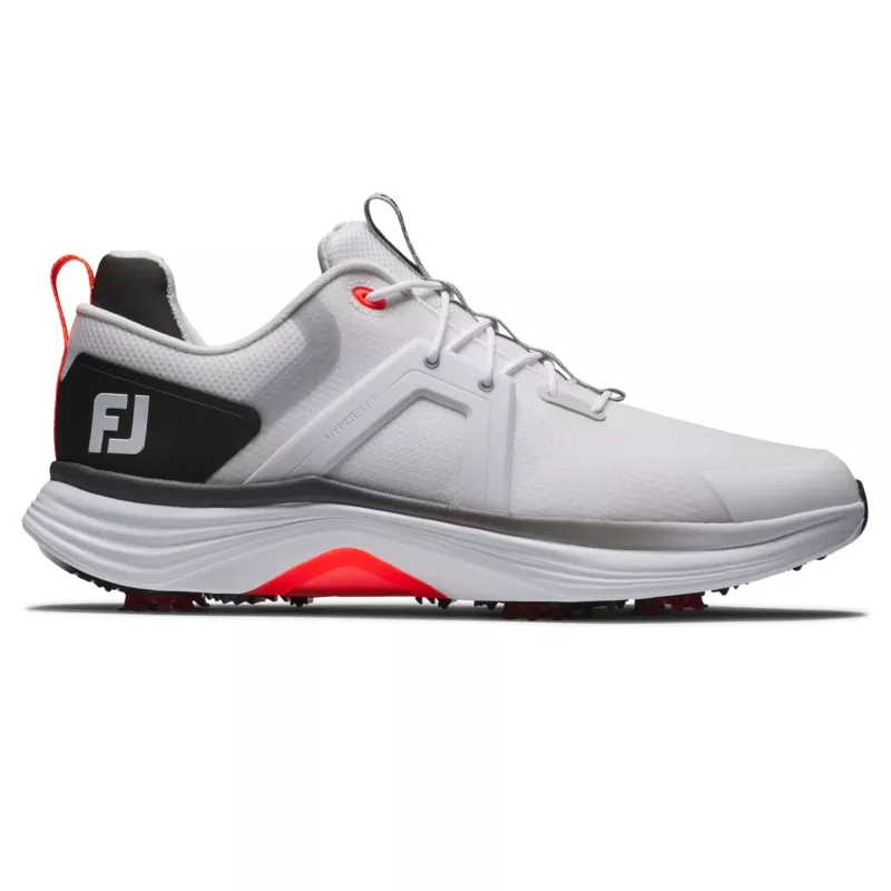 2025 FootJoy Men’s Hyperflex Shoes – White/Black/Red