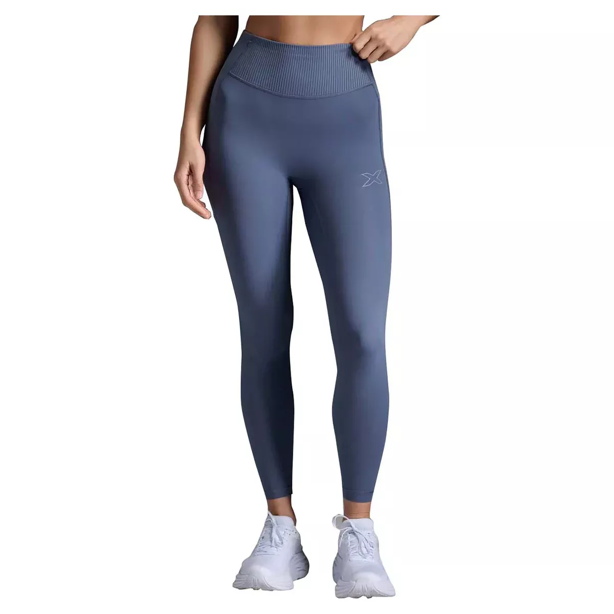 2XUWomen's Ribbed Hi-Rise Compression Tights