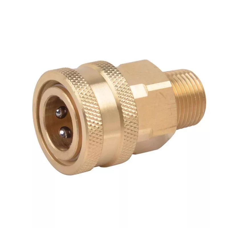 3/8-in Male Npt X 3/8-in Female Quick Connect Coupler 4200 Psi Brass