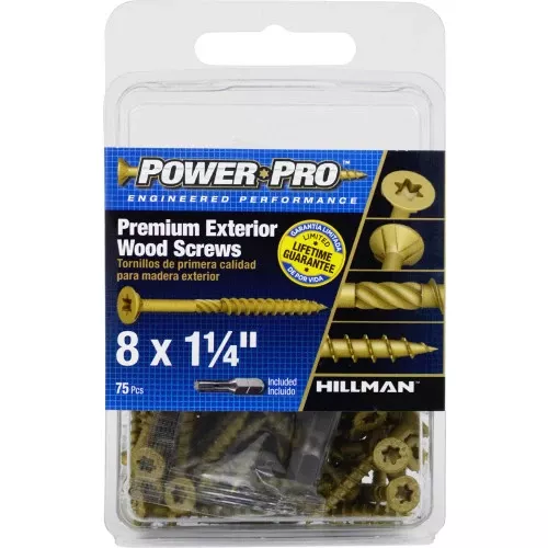 #8 X 1-1/4-in Bronze Ceramic Deck Screws (75-count)