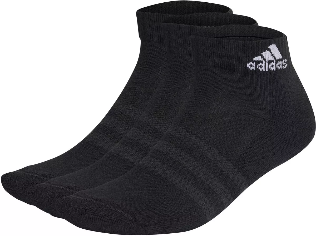 AdidasCushioned Sportswear Ankle Socks (3 Pairs)