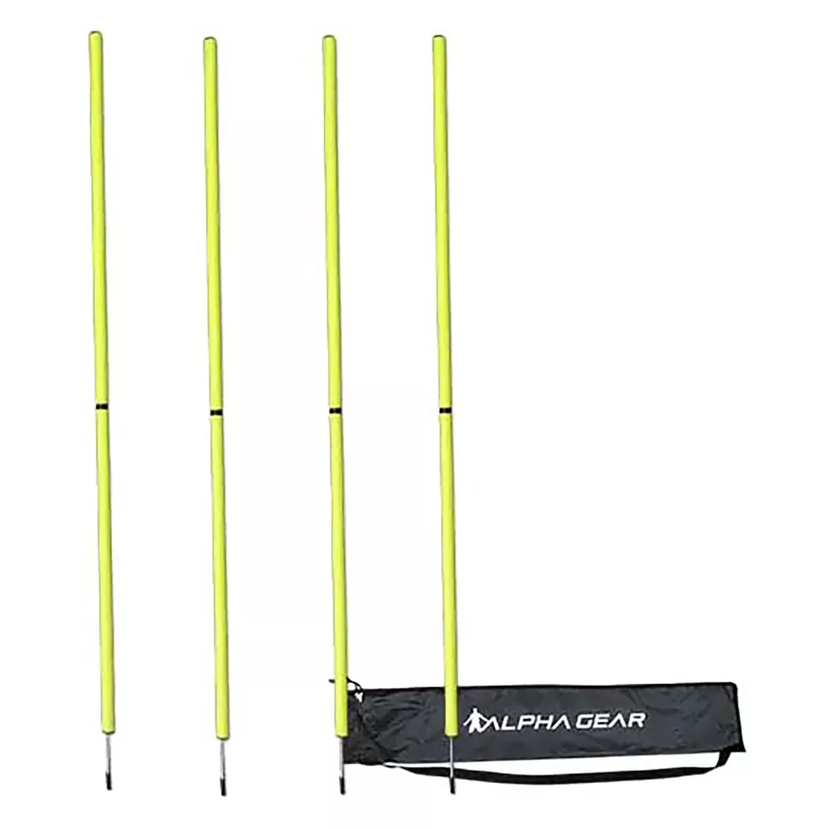 Alpha Gear4 Pack 2 Piece Screw In Thread Agility Pole