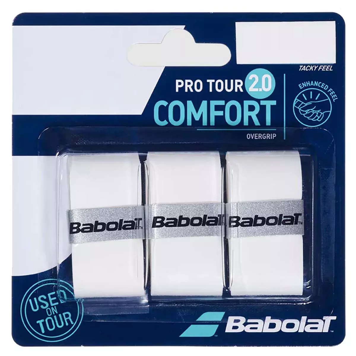 BabolatPro Tour 2.0 Tacky Feel Overgrip (3 Pack)