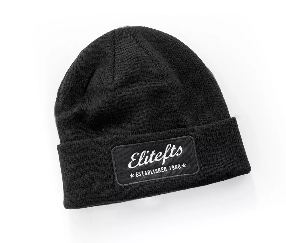 elitefts Script Beanie Black