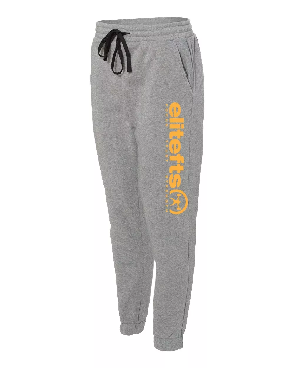 elitefts Tagline Gold Fleece Jogger Pants