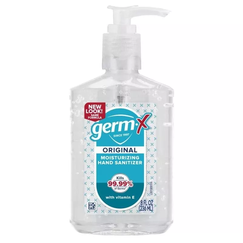 Germ‑x Floral Hand Sanitizer – 8 oz Antibacterial Liquid