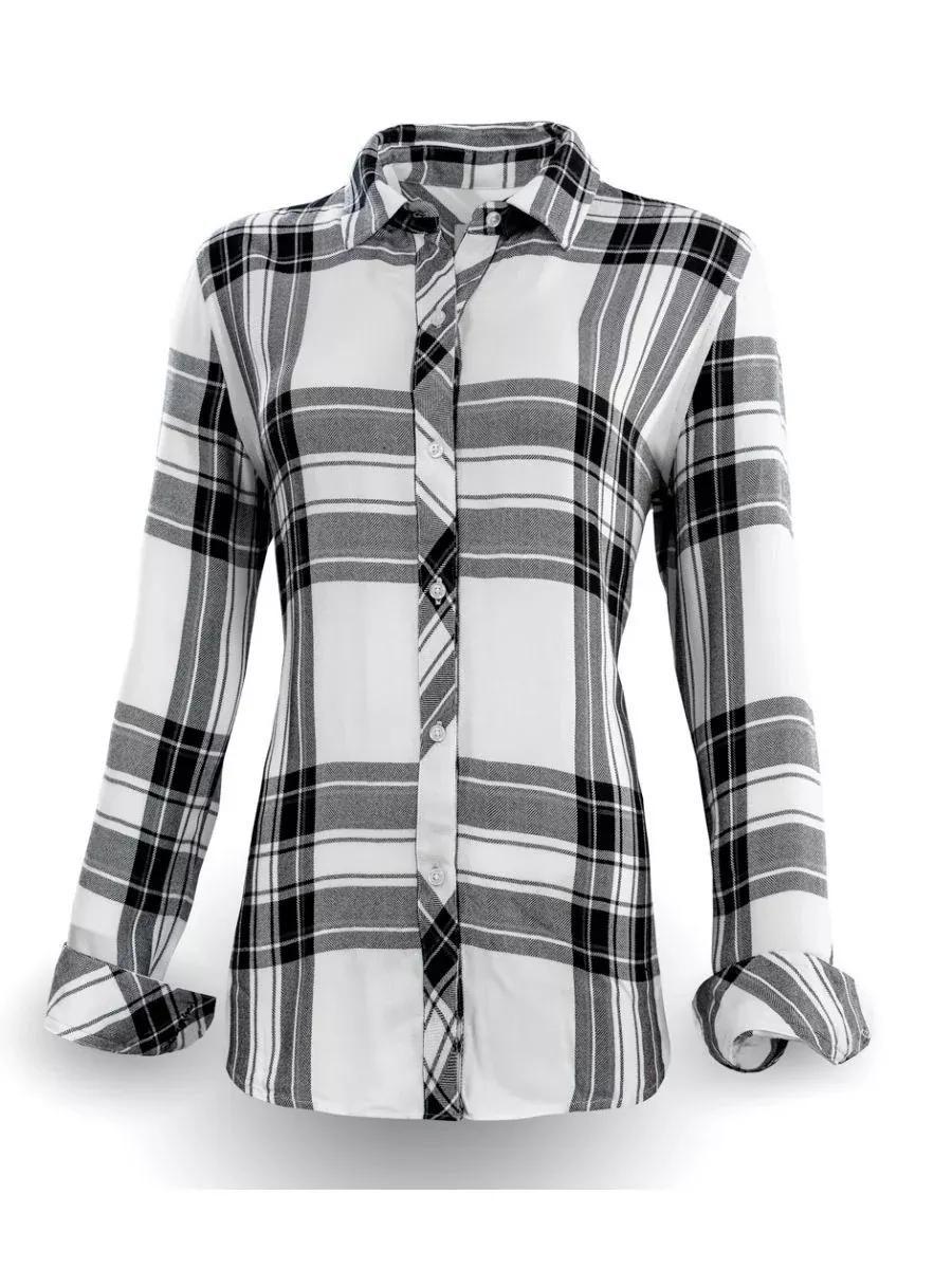 (HER) Black/White Plaid