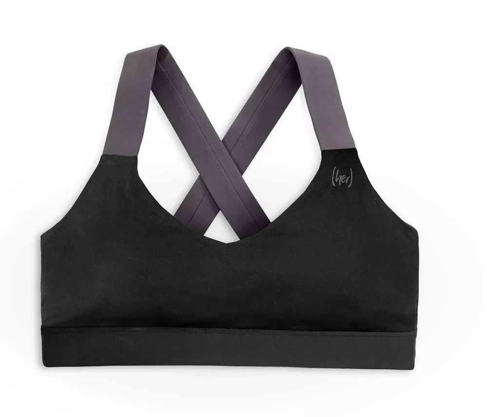 (HER) Sports Bra Steel