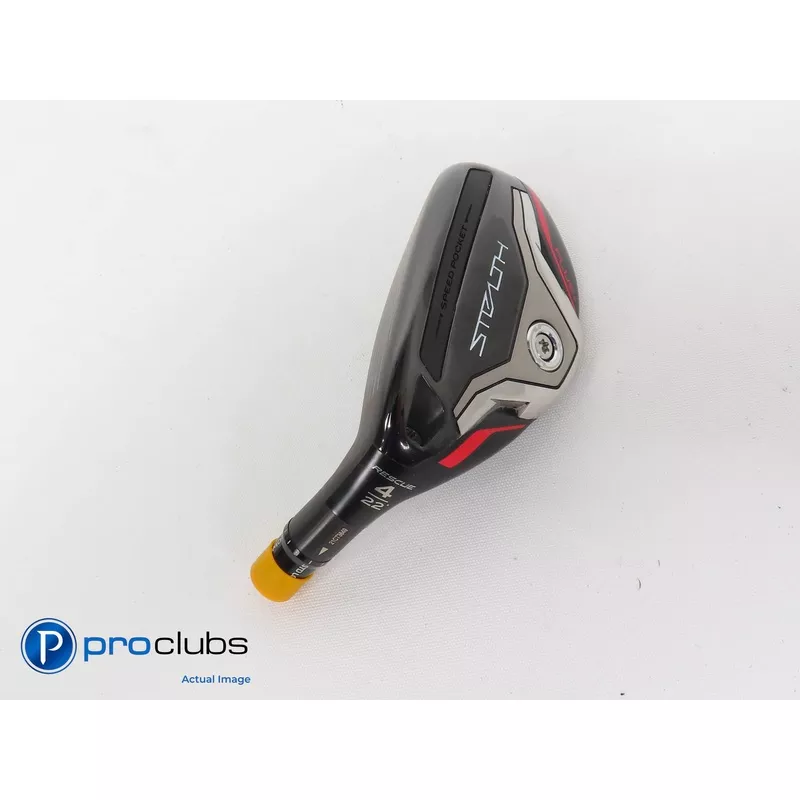 New Left Hand TaylorMade Stealth Plus+ Rescue 22* 4 Hybrid Head w/Adapter 312116