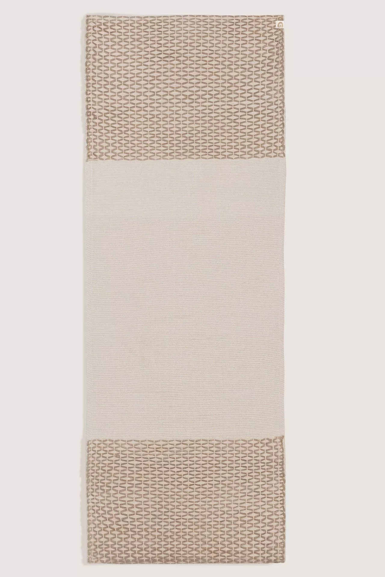 Oko Living - Diamond Yoga Mat - Clay & Cream 7mm