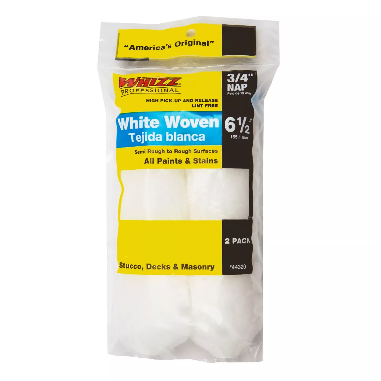 Woven 6.5 In. W X 3/4 In. Mini Paint Roller Cover 2 Pk
