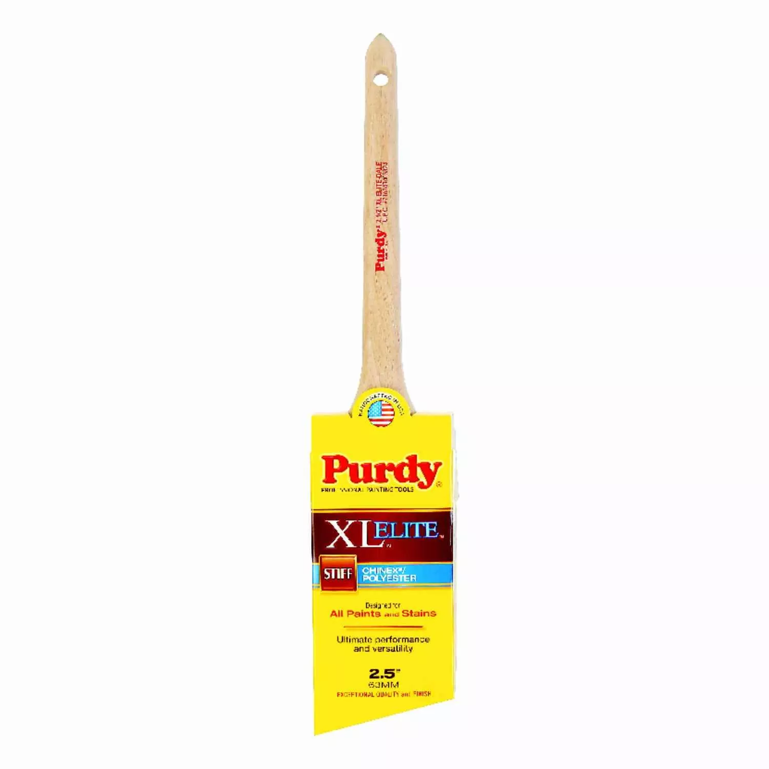Xl Elite Dale 2-1/2 In. Stiff Angle Trim Paint Brush - Model 144080525