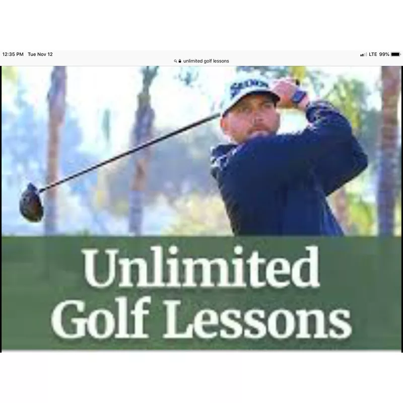 Yearly(Annual) Unlimited Private Thirty Minute Golf Lesson Program