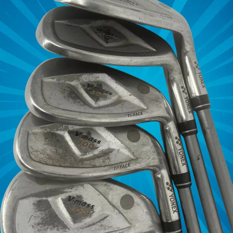 Yonex V-Mass 400 Iron Set / 3-PW+SW / Yonex UltimumTI 70 Regular Flex Shafts