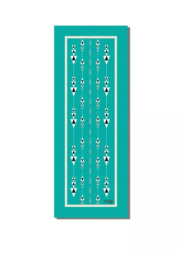 Yune Yoga - Yoga Mat | 6mm Thick | Blue | Non-Slip | Eco Friendly | Jane
