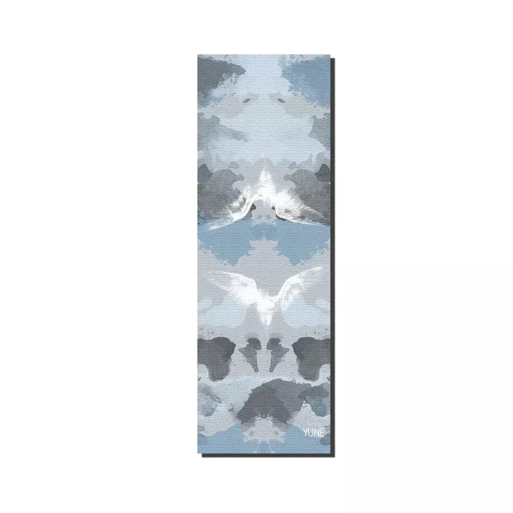 Yune Yoga - Yoga Mat | 6mm Thick | Blue | Non-Slip | Eco Friendly | Larch
