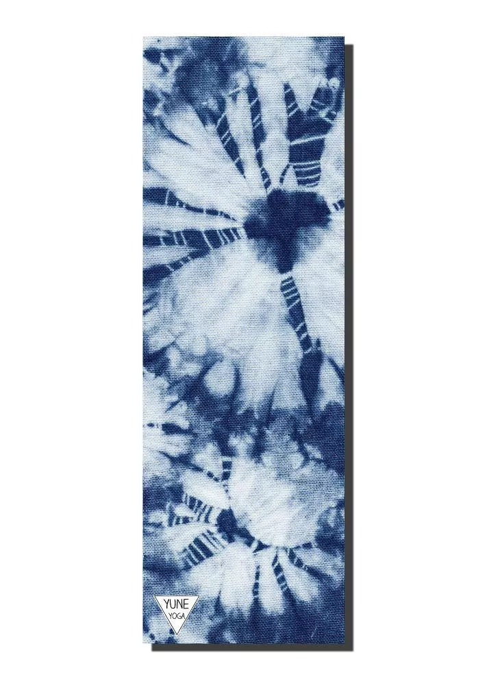 Yune Yoga - Yoga Mat | 6mm Thick | Blue Tie Dye | Non-Slip | Eco Friendly | Ataraxy