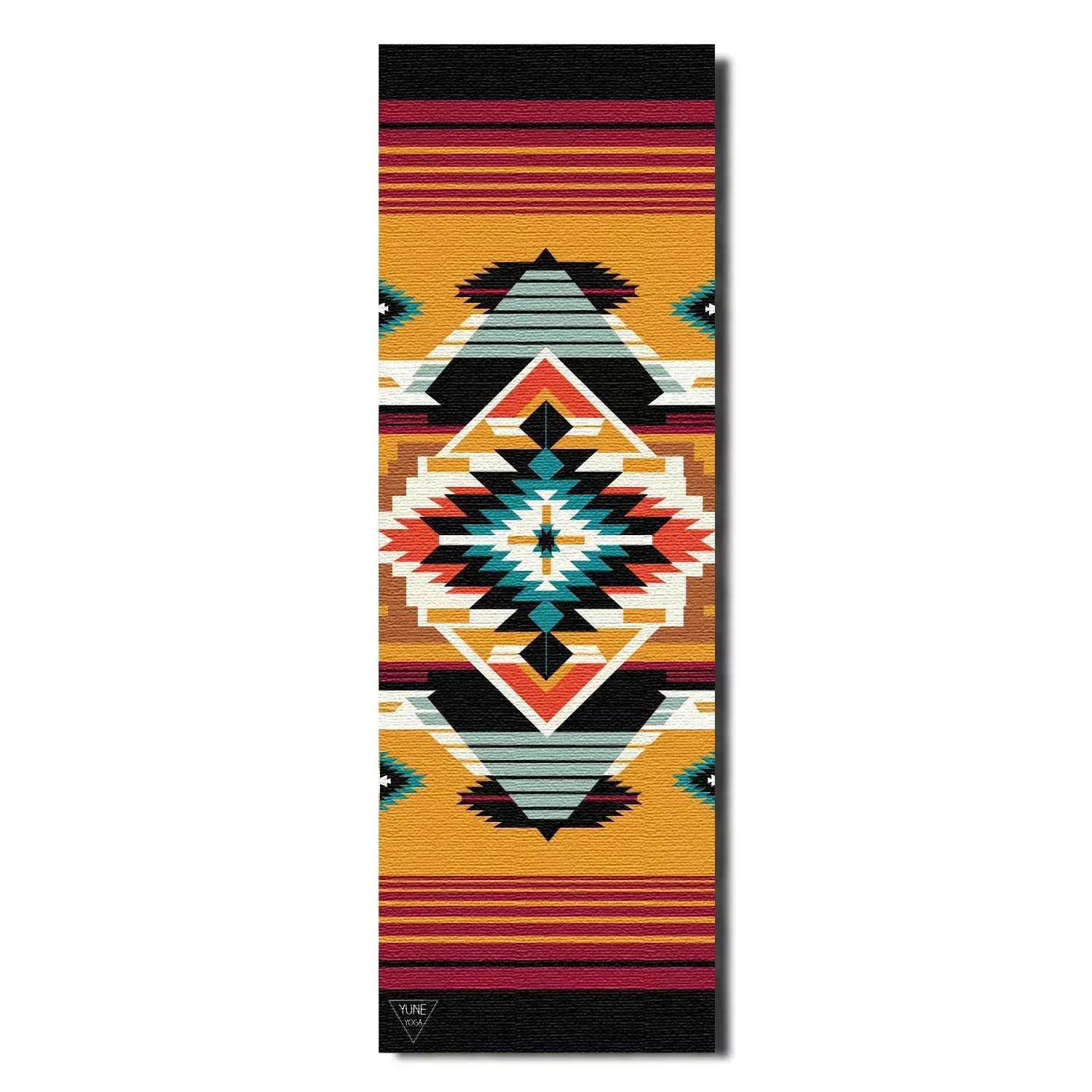 Yune Yoga - Yoga Mat | 6mm Thick | Brown | Non-Slip | Eco Friendly | Coyote Falls