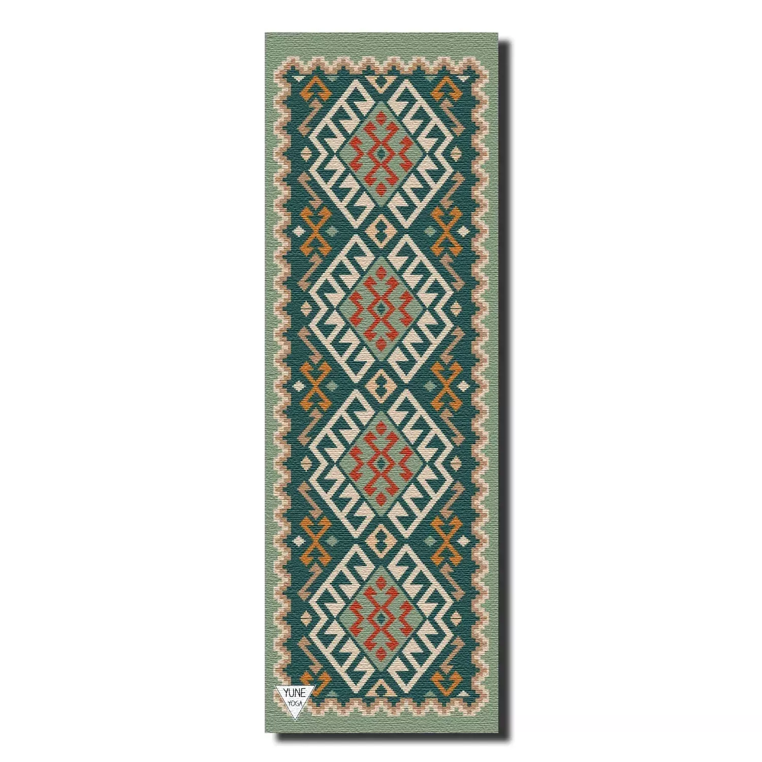 Yune Yoga - Yoga Mat | 6mm Thick | Green | Non-Slip | Eco Friendly | Moab Plains