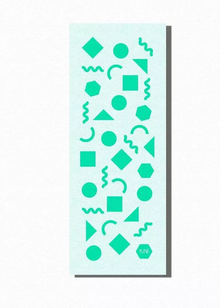 Yune Yoga - Yoga Mat | 6mm Thick | Green | Non-Slip | Eco Friendly | Oberon