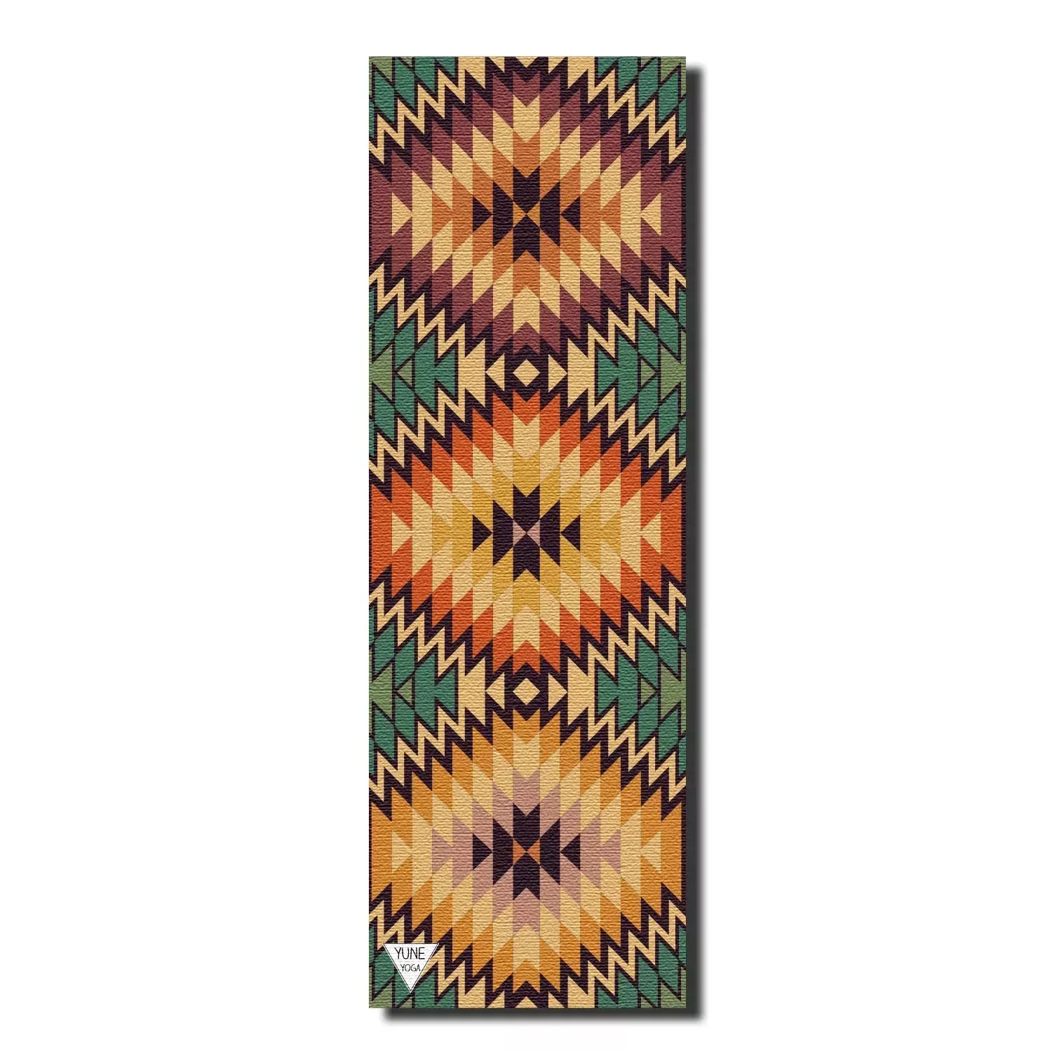 Yune Yoga - Yoga Mat | 6mm Thick | Green | Non-Slip | Eco Friendly | Red Rocks Grass
