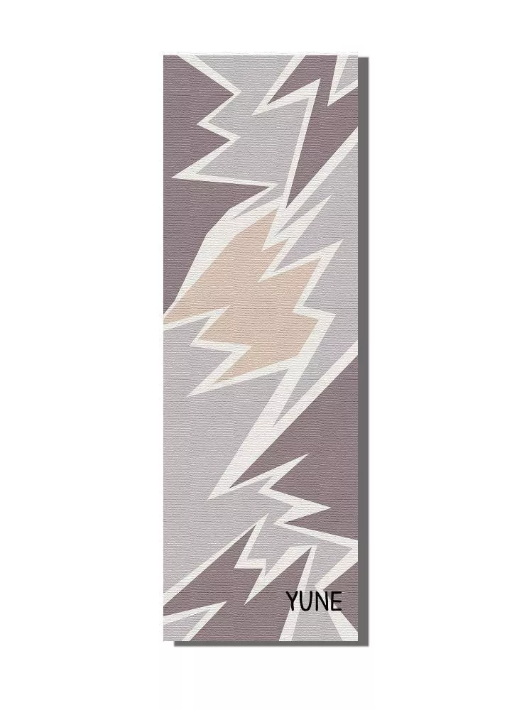 Yune Yoga - Yoga Mat | 6mm Thick | Grey | Non-Slip | Eco Friendly | Oshima
