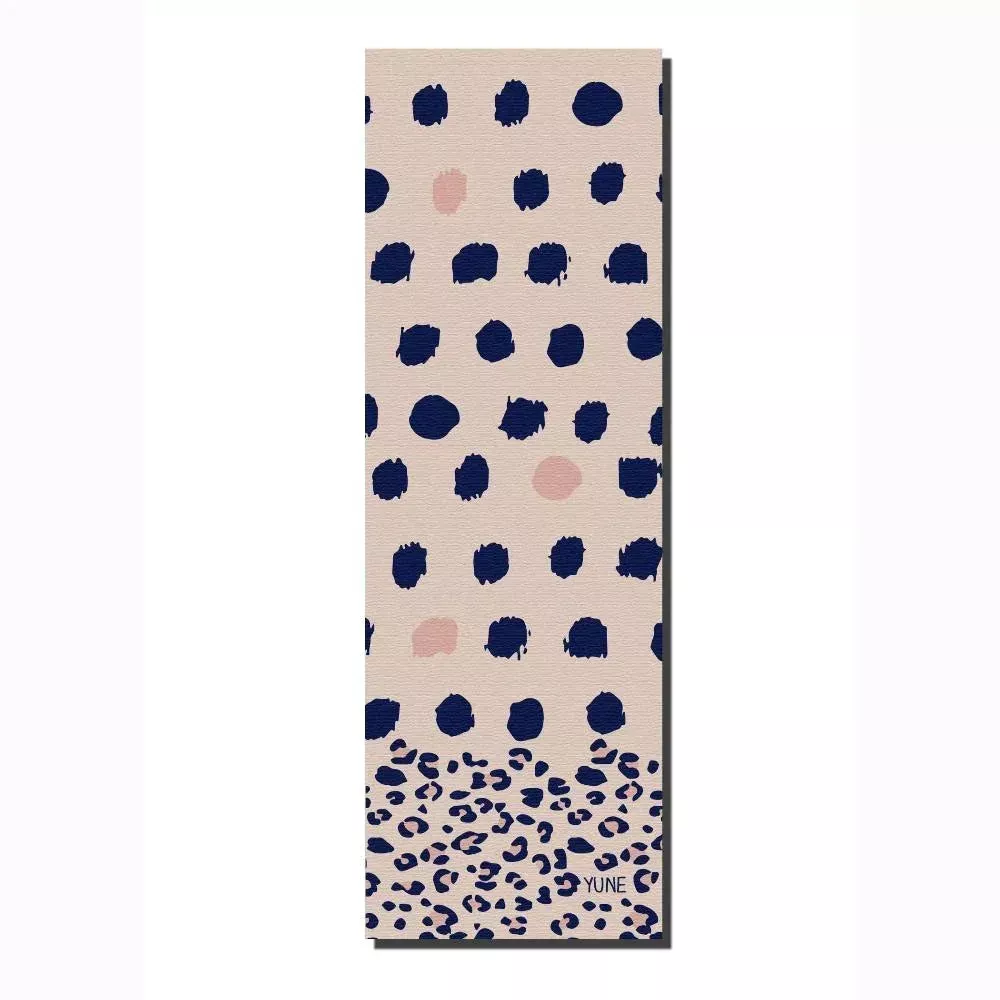 Yune Yoga - Yoga Mat | 6mm Thick | Leopard | Non-Slip | Eco Friendly | BI83