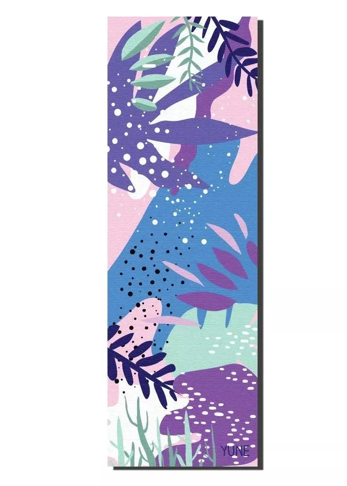 Yune Yoga - Yoga Mat | 6mm Thick | Multi Color | Non-Slip | Eco Friendly | Stone