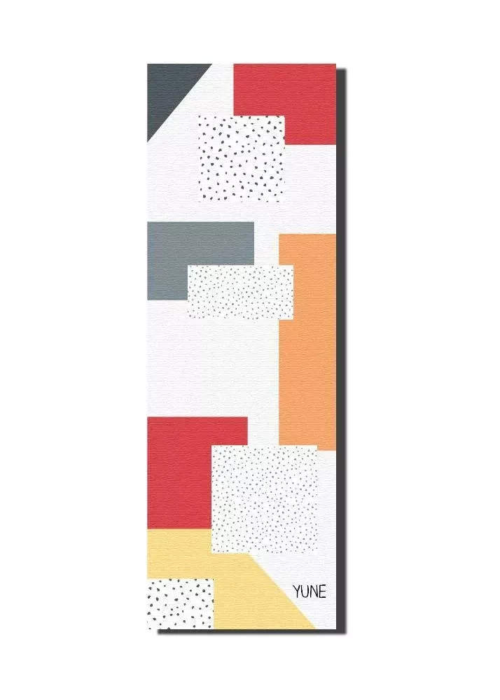Yune Yoga - Yoga Mat | 6mm Thick | Multicolor | Non-Slip | Eco Friendly | Cancer