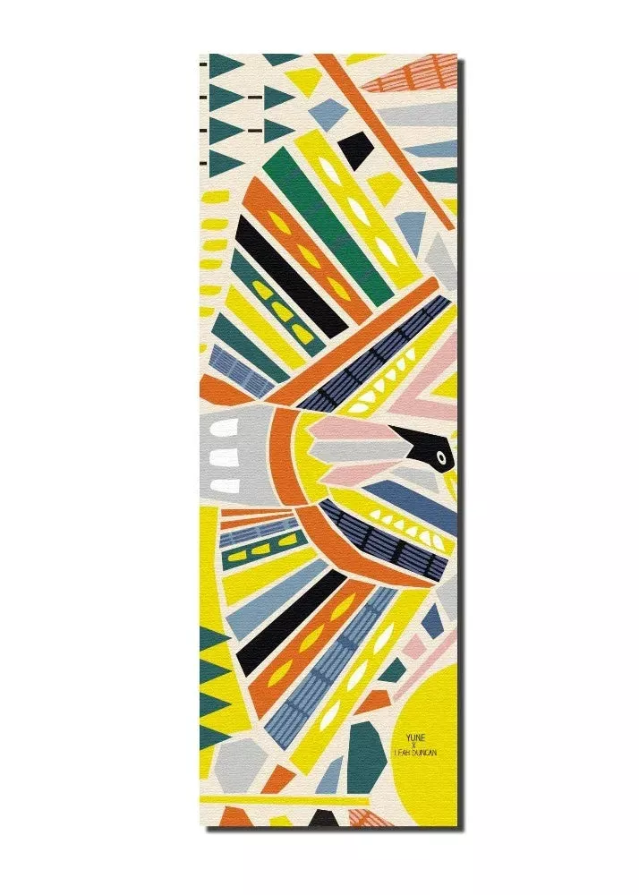 Yune Yoga - Yoga Mat | 6mm Thick | Multicolor | Non-Slip | Eco Friendly | Leah Duncan Bird