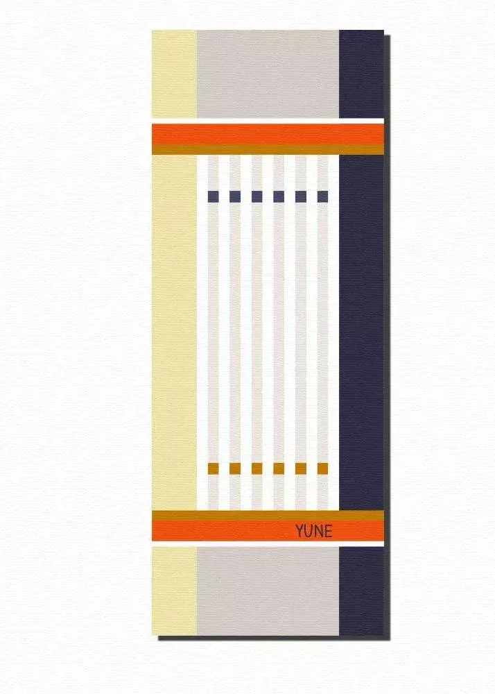 Yune Yoga - Yoga Mat | 6mm Thick | Multicolor | Non-Slip | Eco Friendly | Timon