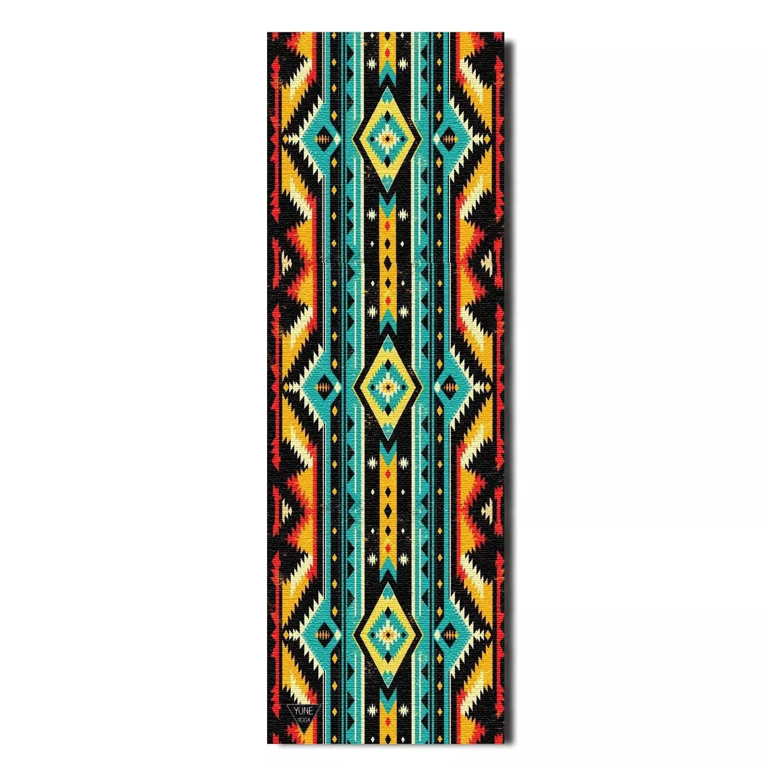 Yune Yoga - Yoga Mat | 6mm Thick | Multicolor | Non-Slip | Eco Friendly | Wolfs Eye