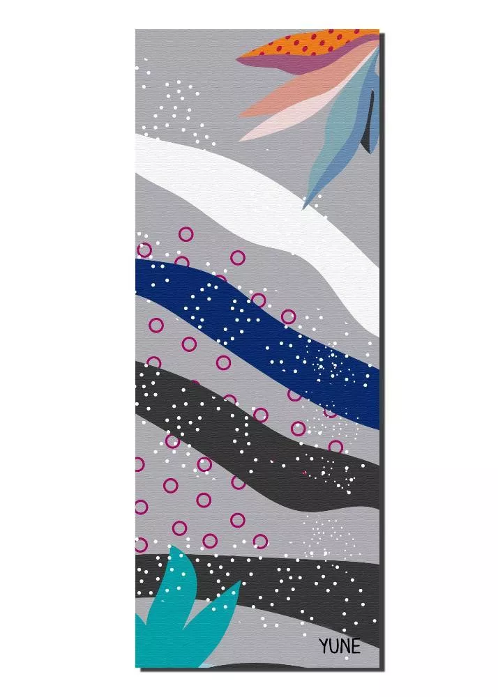 Yune Yoga - Yoga Mat | 6mm Thick | Multicolored | Non-Slip | Eco Friendly | Fhloston