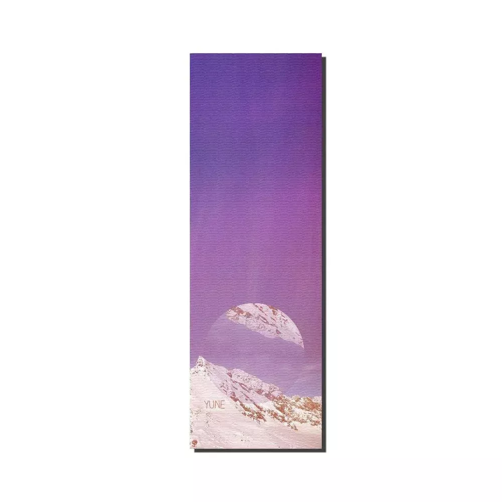 Yune Yoga - Yoga Mat | 6mm Thick | Purple | Non-Slip | Eco Friendly | Aspen