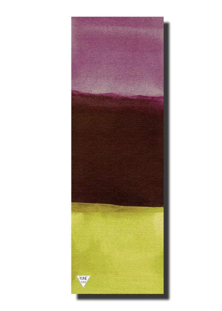 Yune Yoga - Yoga Mat | 6mm Thick | Purple | Non-Slip | Eco Friendly | Hermes