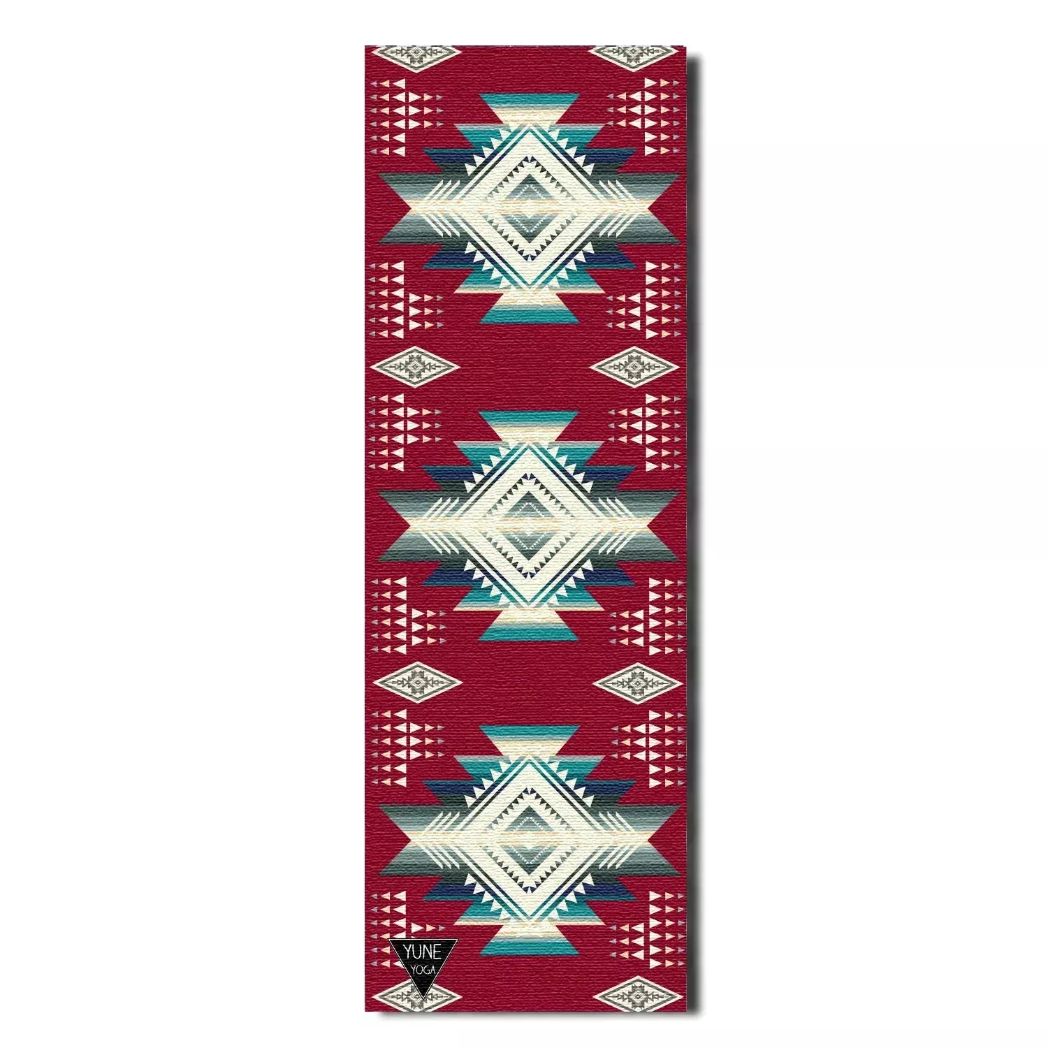 Yune Yoga - Yoga Mat | 6mm Thick | Red | Non-Slip | Eco Friendly | Buffalo Hills Lava