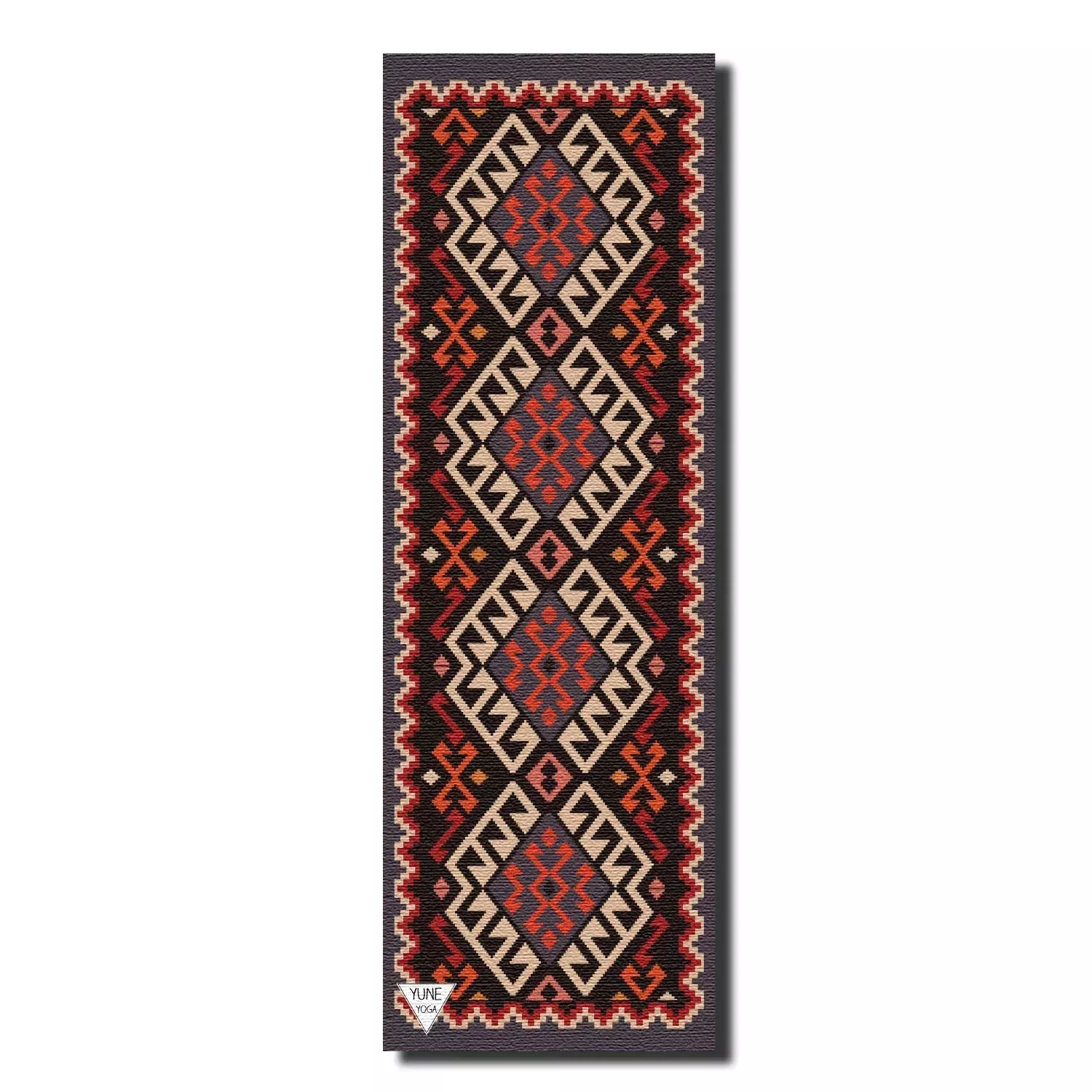 Yune Yoga - Yoga Mat | 6mm Thick | Red | Non-Slip | Eco Friendly | Moab Sunset