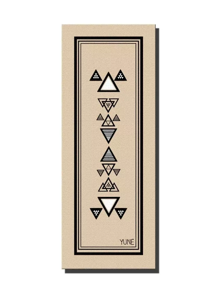 Yune Yoga - Yoga Mat | 6mm Thick | Striped | Non-Slip | Eco Friendly | Mariah