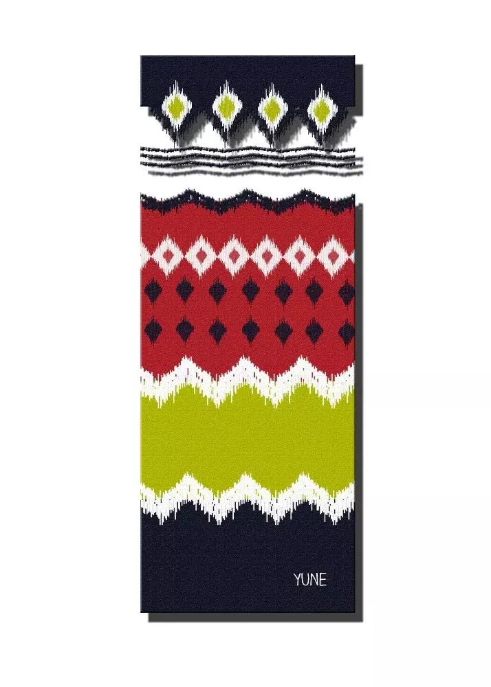 Yune Yoga - Yoga Mat | 6mm Thick | Striped | Non-Slip | Eco Friendly | Morrissey